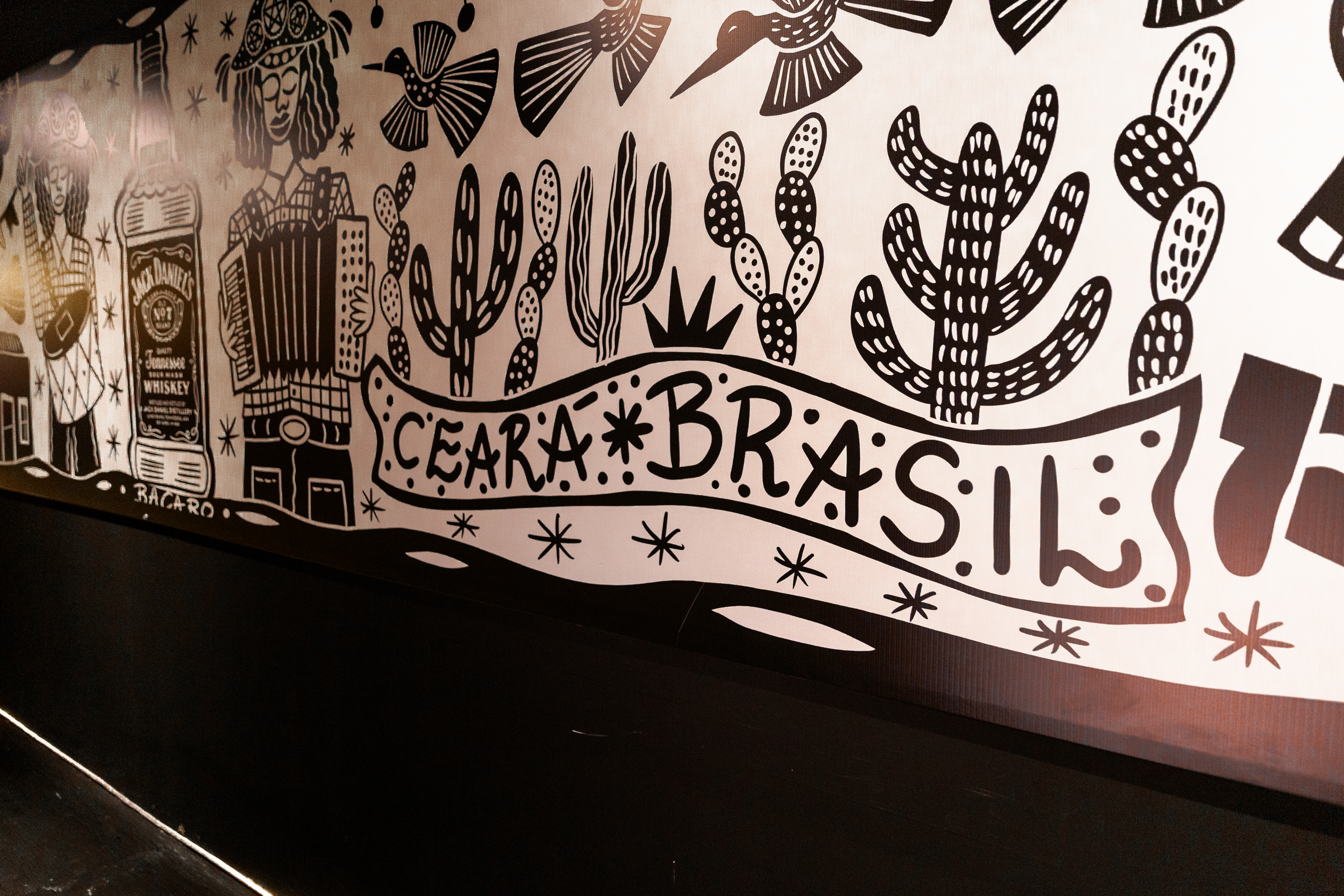 Jack Daniel's São João — mural Ceará Brasil